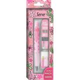 Serve Deep 3'Lü Okul Seti Şeker Pembe