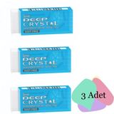 Serve Deep Crystal 3 Adet Şeffaf Silgi PVC ve Lateks İçermez Sağlıklı Kullanım