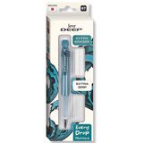 Serve Deep Mekanik Kurşun Kalem 07Mm Grip Ve Silgi Yedekli Set Okyanus Mavisi
