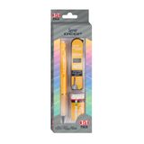 Serve Deep Versatil Kalem, Silgi ve Kalem Ucu 0,7mm 3'lü Set - Hardal Sarısı