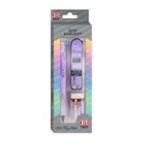 Serve Deep Versatil Kalem, Silgi ve Kalem Ucu 0,7mm 3'lü Set - Lavanta