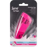 Serve Fosforlu Pembe Şerit Silici 8 m x 5 mm Düzeltici Ergonomik Tasarım İle Kolay Kullanım