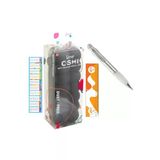 Serve Oshi Silikon Kalemkutusu (Koyu Gri) Ve Deep Metalik Gri Versatil Kalem 0.7Mm+Sezgistore Ayraç