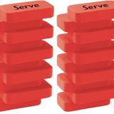 Serve Steps Silgi Fosforlu Kırmızı Tekli Pet 2li paket