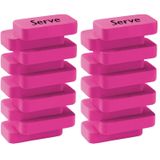 Serve Steps Silgi Fosforlu Pembe Tekli Pet (2 paketi)