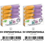 Serve Steps Silgi Pastel Hrd Sar-Lavanta 2li Pet (2 paketi)