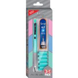 Serve Steps Versatil Kalem 0.7 mm + Min + Silgi 3'lü Set Nane Yeşili