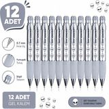 Serve Versatil Kalem Deep 0.7 MM Metalik Gri Uzaylı 12'Li Paket