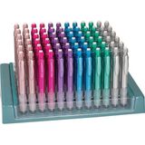 serve versatil kalem (mekanik kurşun kalem) deep 0.7 mm tatlı serisi pastel renkler (72 li stand) sv-deep72tpst-p - 1 - Karışık-Çok Renkli - Yok