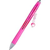 Serve Xberry Jel Kalem Charmlı - 07MM Yuvarlak Uç - Pembe - 0.7 - 1