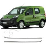 Servet Dizayn Oto Fiat Fiorino Uyumlu 2008 ve Üzeri Krom Cam Çıtası 2 Parça Paslanmaz Çelik