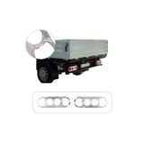 Servet Dizayn Oto Ford Transit Kamyonet Uyumlu 2007-2019 Krom Stop Çerçevesi 2 Parça Paslanmaz Çelik