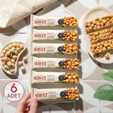 Servet Şeker İlavesiz Fındık Krokan Bar 120g (6 x 20g) - 120 gr