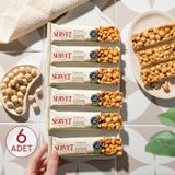 Servet Şekeri Meyveden Fındık Krokan Bar 20g 6'lı Paket