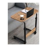 servetavcı Bambu Yükseklik Ayarlı Laptop ve Tablet Sehpası Çalışma Masası - Atlantik Çam 60X40 (Tekerlekli)