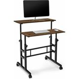 servetavcı Kayra Yükseklik Ayarlı Bilgisayar Laptop ve Çalışma Masası Ceviz 80 x 60 cm - 80x60