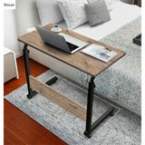servetavcı Yükseklik Ayarlı Çalışma Masası - Ceviz (Tekerli) 80X40 - 80 x 40 cm