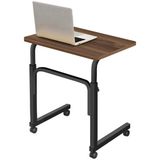 servetavcı Yükseklik Ayarlı Laptop Sehpası - Ceviz (Tekerli) 60 x 40 cm