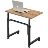 servetavcı Yükseklik Ayarlı Laptop Sehpası ve Çalışma Masası - Atlantik Çam (Tekerli) 70 x 40 cm