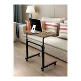 Servetavcı Yükseklik Ayarlı Laptop Sehpası Ve Çalışma Masası - Ceviz 70X40 (Tekerli)