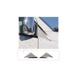 ServetDizaynOto Volkswagen Crafter Uyumlu 2006-2017 Krom Kelebek Cam Nikelajı 2 Parça Paslanmaz Çelik