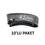 Servis 2.50/2.75X17 İç Lastik Butyl Motosiklet İç Lastiği (10 Adet)