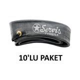 Servis 2.75/3.00X17 İç Lastik Butyl Motosiklet İç Lastiği (10 Adet)