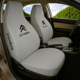 Servis Tipi Açık Gri Oto Koltuk Kılıfı Takımı Citroen Logolu Penye Ön Ve Arka Kılıf