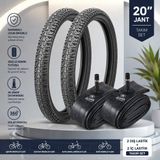 Servis Tyres Servis 20X1.95 DIŞ LASTİK (THRONE) Bisiklet Lastiği ve İç Lastiği (2 ŞER ADET TAKIM)