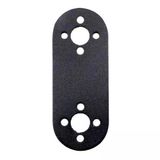 Servo Braket Düz 25Mm X 63Mm Metal Montaj Parçası Braket Mg995 Mg996r S3003 Td-8120Mg Alüminyum Tutucu Robot Kol Araba Direksiyon Bot Rc Aksesuar�