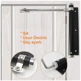 Servo Otomatik Kapı Kapatıcı (Kapı Itme Yayı, Bahçe Kapısı Kapatıcı) - Renkli