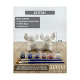 SERYAS DESIGN 8 cm Stitch Biblo Seti Sevgiliye Hediye Çiftlere Özel Biblo