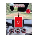 SERYAS DESIGN TÜRK BAYRAĞI Kişiye Özel Dikiz Aynası Süsü Araba Süsü Araba Hediyesi