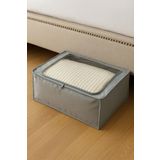 SER&YAT Pencereli Destekli Telli Büyük Boy Plus Baza Altı Çok Amaçlı Organizer Düzenleyici Hurç 66x46x20 Cm