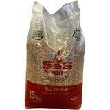 Ses %100 Organik Çam Peleti 6mm 15KG Isıtma Yakıtı Doğal Malzeme ile Yüksek Kalorifik Değer