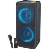 Ses Bombası Bluetooth Taşınabilir Hoparlör Extra Bass Djkabinli Karaoke Ses Sistemi Mikrofon+kumanda