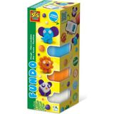SES Creative FunDo Oyun Hamuru - Vahşi Hayvanlar (3x90gr-1x40gr)