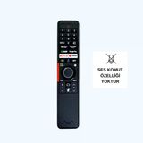 (Ses Komutlu) Vestel Akıllı Led Tv Kumanda 37240