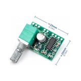 Ses Kontrol Potlu Pam8403 5V Mini Ses Yukseltici Class D 2X3w Amfi Karti Stereo Dijital