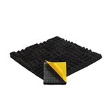 Ses Yalıtımı Akustik Labirent Sünger Yanmaz 30 MM 50 x 50 CM Bantlı