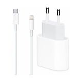 Sesatech Miyuu Apple İphone 13 Pro Uyumlu 20W Usb-C Güç Adaptörü + 1m Usb-C Lightning Şarj Kablosu Seti