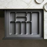 Sese 400-07-06-54 Plastik 62x49 cm Antrasit Ekonomik Kaşıklık