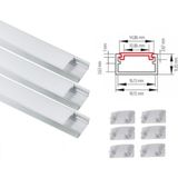 Sese 724-01 15000K 3x1 mt Led Kanallı Beyaz Kapak
