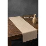 sese design Organik Ham Keten Runner Premium Doku Linen 45x120cm