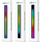 Sese Duyarlı Rgb LED Ekolayzer - 32 LED Müzik Ritim Işığı USB