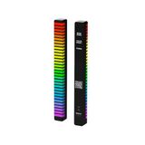 Sese Duyarlı Rgb Led Işık Şerit Müzik Ritmine Göre Renk Değiştiren Ambiyans Aydınlatma Otomatik Efektli Dekoratif Işık Sistemi
