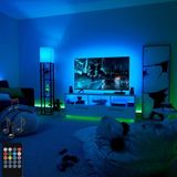 SESE DUYARLI TV ARKASI RGB ŞERİT LED KUMANDALI 2 METRE