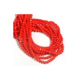 SESİKA HOBİ Kristal Boncuk Kırmızı 8 Mm Takı Kolye Bileklik Çanta Yapımı Hobi