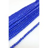 SESİKA HOBİ Kristal Boncuk Koyu Mavi 4 Mm Takı Kolye Bileklik Çanta Yapımı Hobi