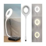 Sesle Kontrol 3 Renk Işık Modlu Akrobat USB LED Kitap Okuma Işığı, USB Gece Işığı Lambası, 20 Led, Sesle Kontrol Masası Işığı, Ses Komutları Açıklamad